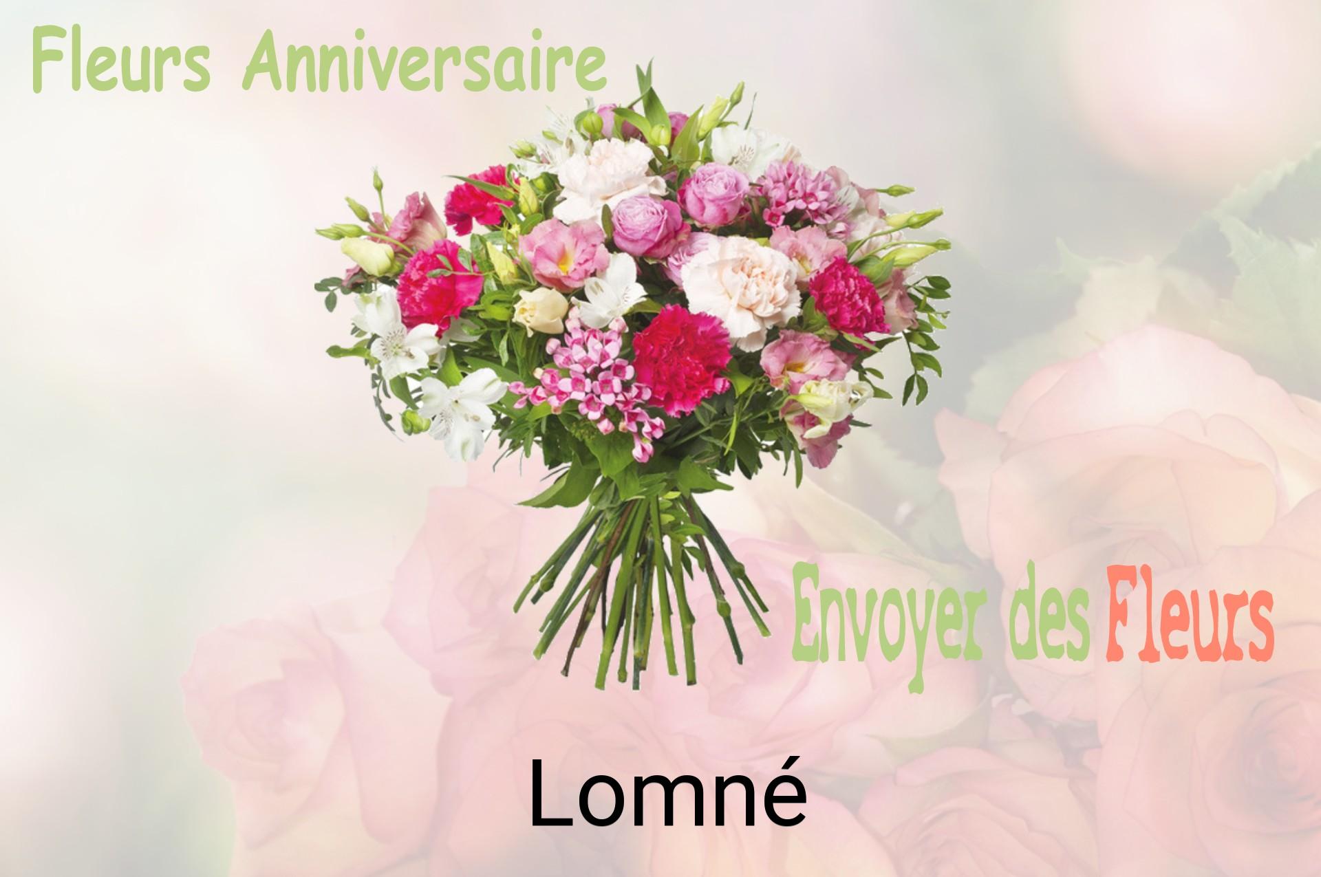 Bouquet de fleurs d’anniversaire livré à Lomné