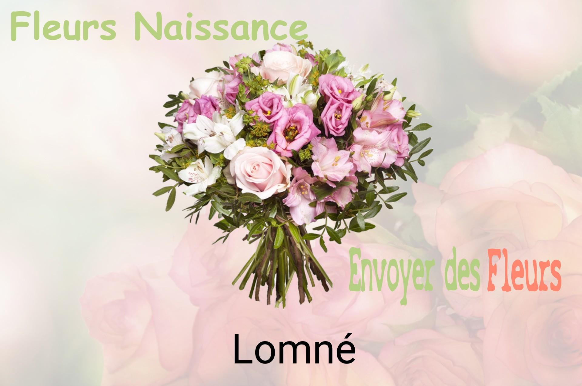 Bouquet de fleurs de naissance livré à Lomné